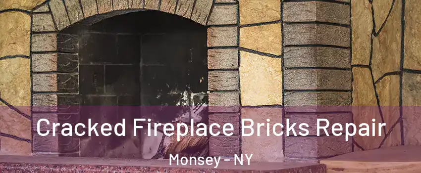  Cracked Fireplace Bricks Repair Monsey - NY