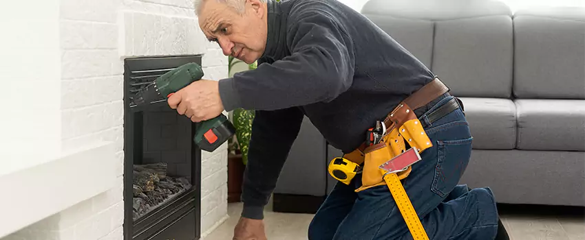 New Indoor Fireplace Installation in Monsey, New York