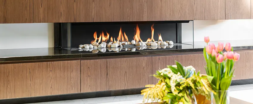 Double-height Fireplace Design Refurbishment in Monsey, New York